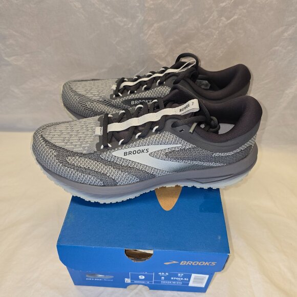 Brooks Revel 7 Men's Size 9 M in Primer/Blackened Pearl, New in Box - Picture 3 of 6